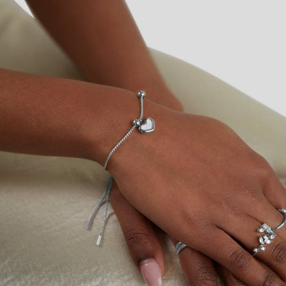 Forever Love Heart Charm Bracelet