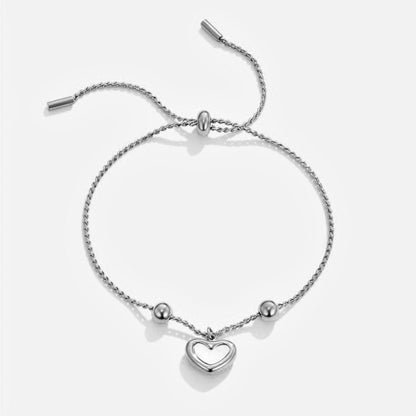 Forever Love Heart Charm Bracelet