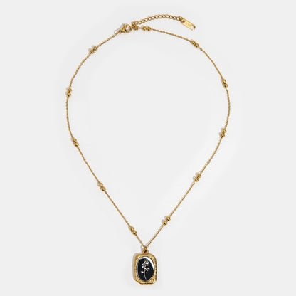 Fragile Love Rose Necklace