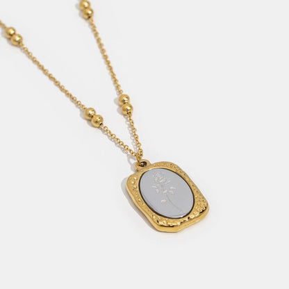 Fragile Love Rose Necklace
