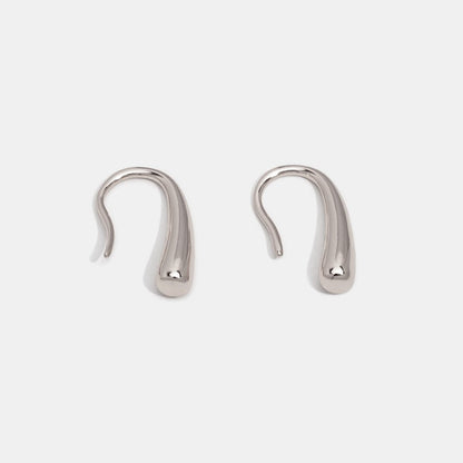Francesca Water Drop Silver-Tone Earrings
