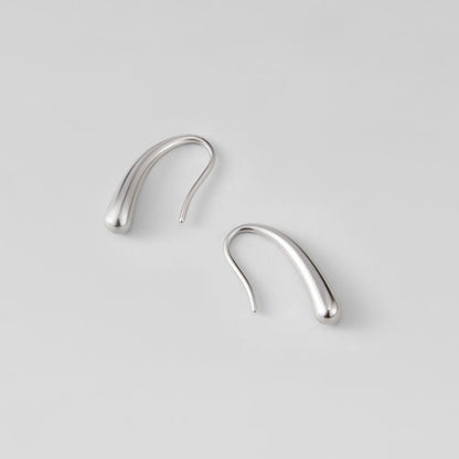 Francesca Water Drop Silver-Tone Earrings