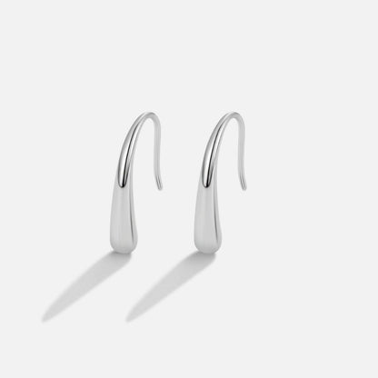 Francesca Water Drop Silver-Tone Earrings