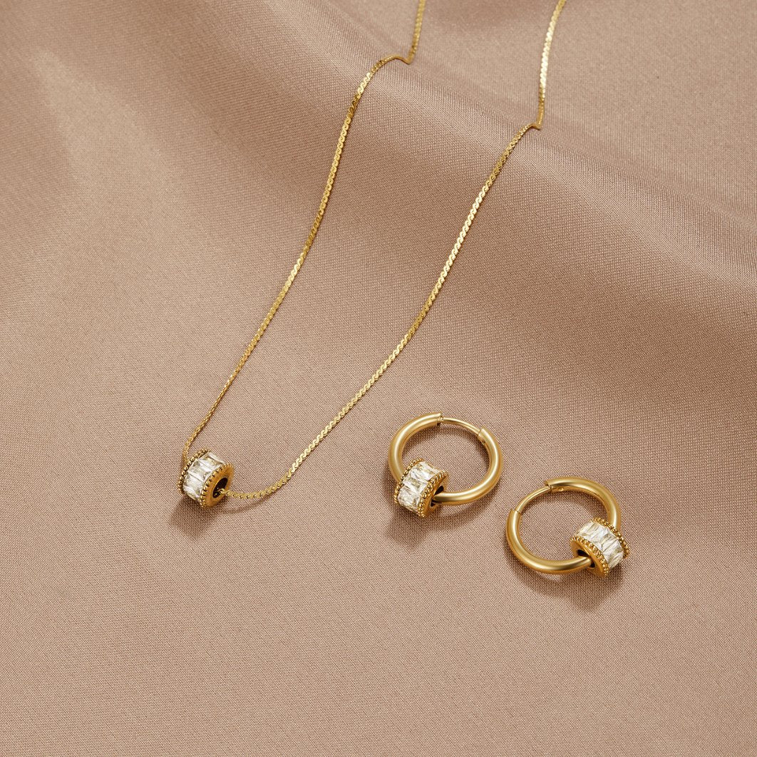 Gigi Crystal Gold-Tone Necklace
