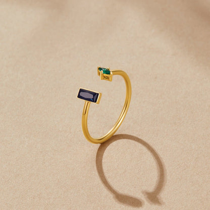 Gold-Tone Amore Crystal Ring