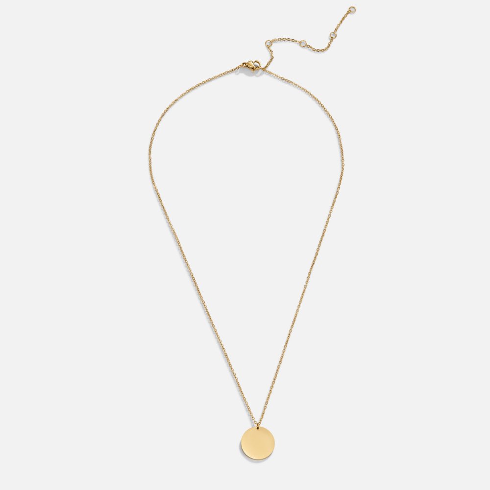 Gold-Tone Coin Necklace