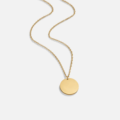 Gold-Tone Coin Necklace