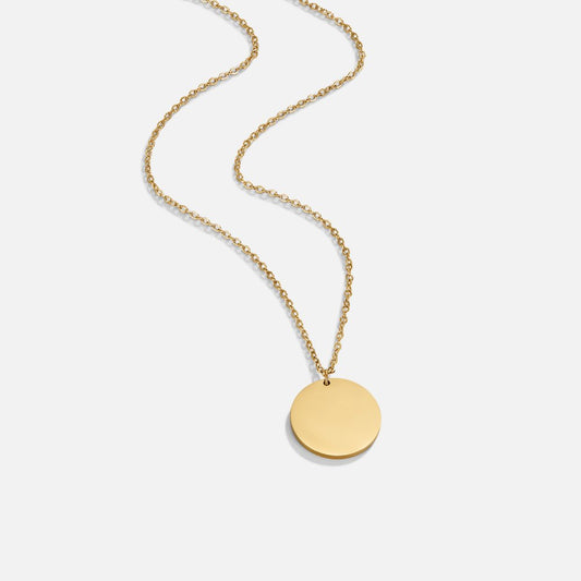 Gold-Tone Coin Necklace