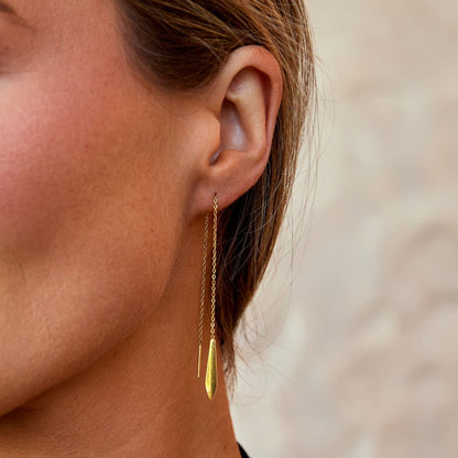 Gold-Tone Dakota Tassel Earrings
