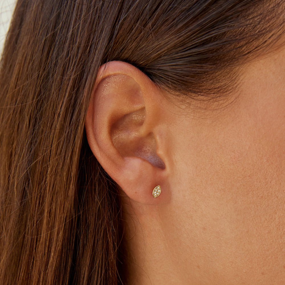 Gold-Tone Montana Stud Earrings