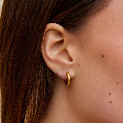 Gold-Tone Trio Mini Hoop Set