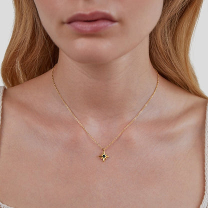 Guiding Star Emerald Green Crystal Necklace
