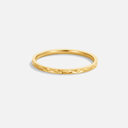 Kanata Gold-Tone Band Ring