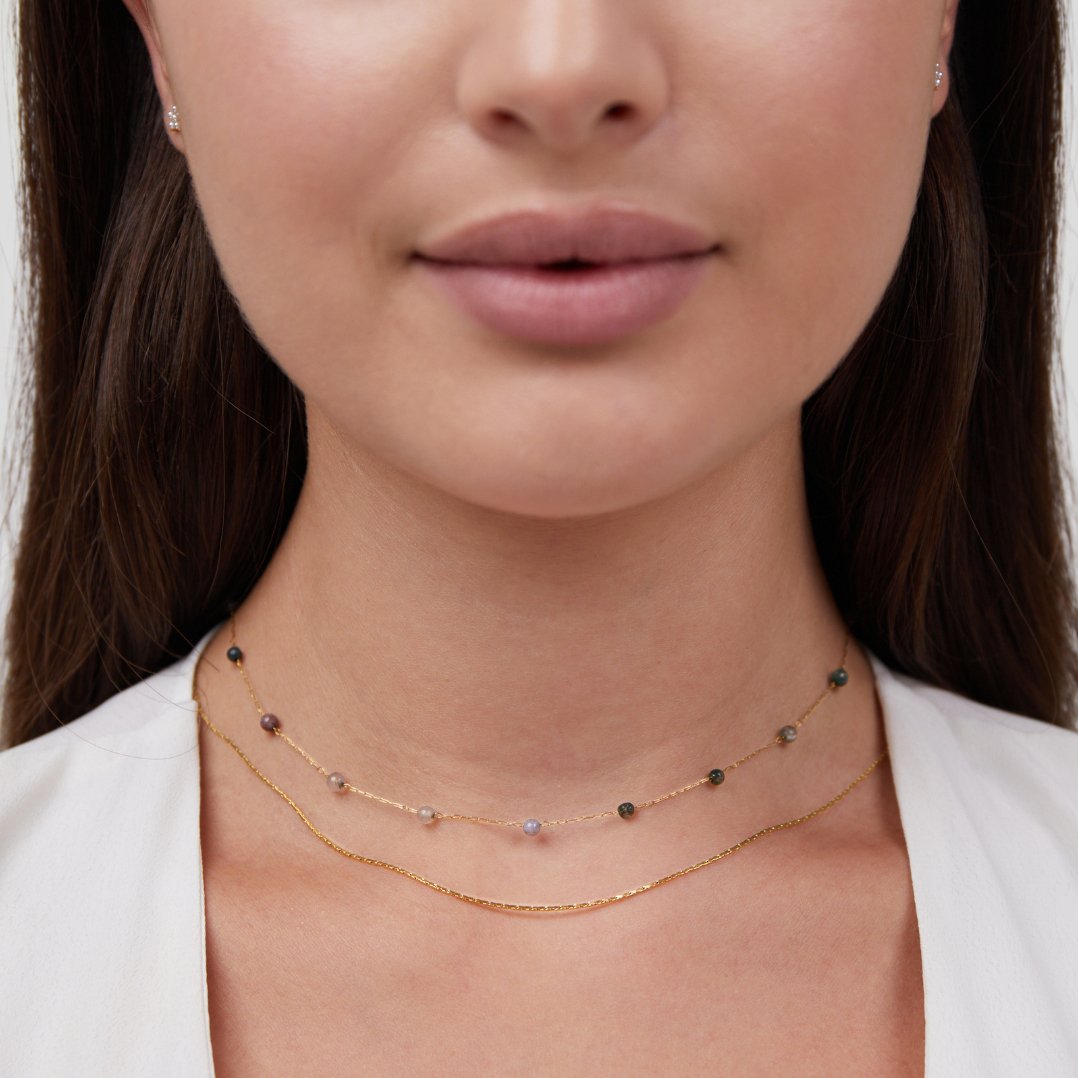 Layered Alana Gold-Tone & Stone Necklace