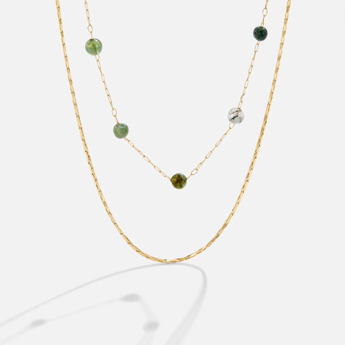 Layered Alana Gold-Tone & Stone Necklace