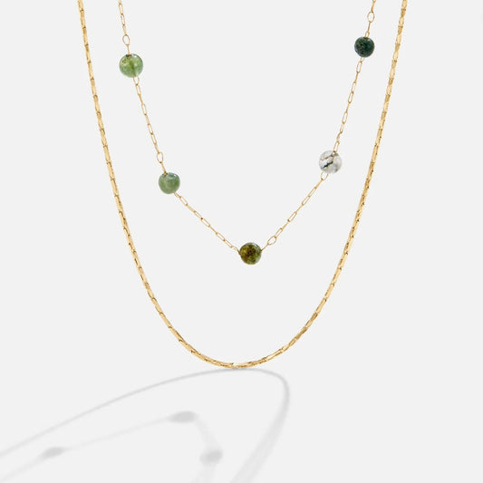Layered Alana Gold-Tone & Stone Necklace