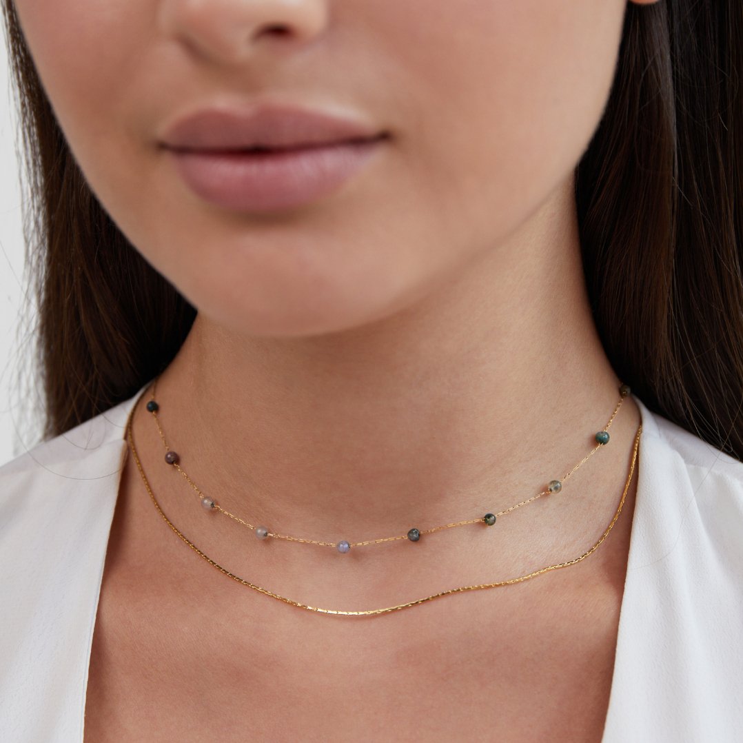 Layered Alana Gold-Tone & Stone Necklace