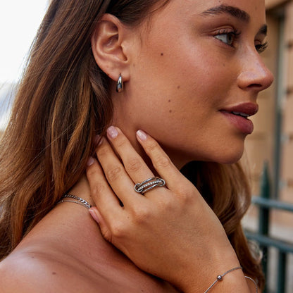 Layered Kaili Silver-Tone Ring