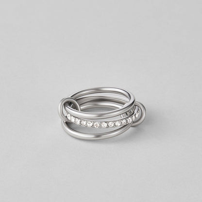 Layered Kaili Silver-Tone Ring