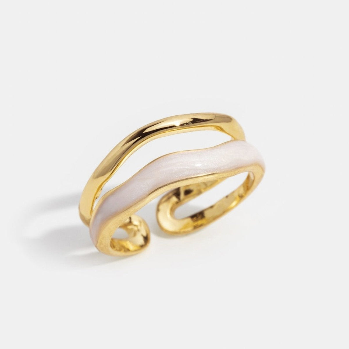 Layered Sahara Gold-Tone Ring