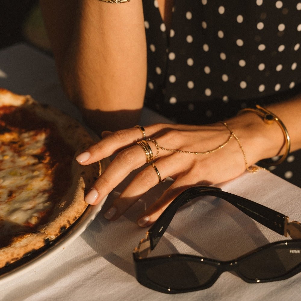 Lia Layered Gold-Tone Ring