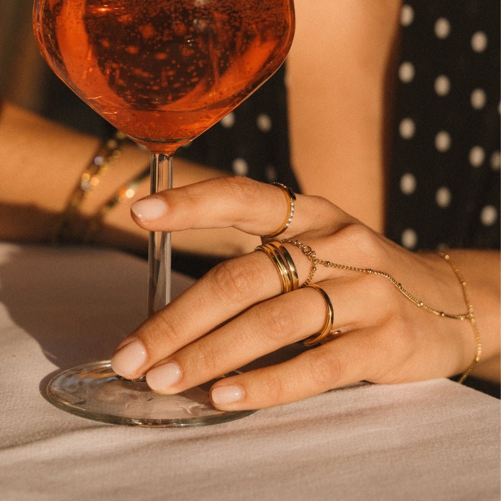 Lia Layered Gold-Tone Ring