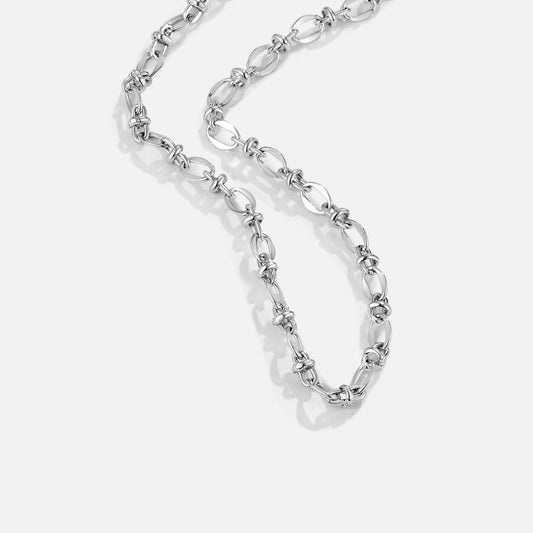 Link Chain Silver-Tone Necklace