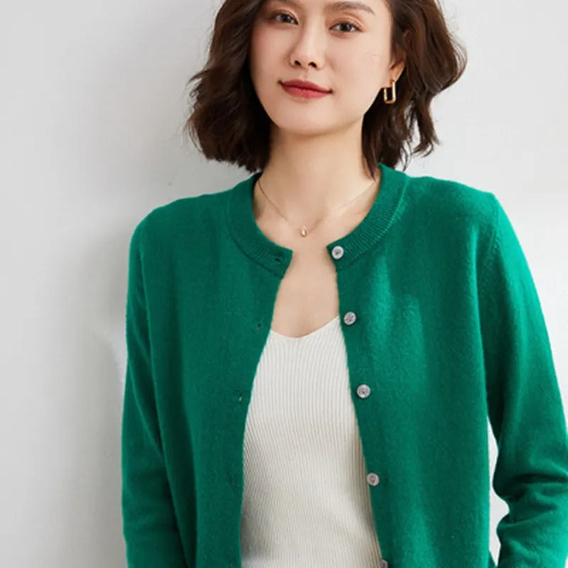 O Neck Knitted Sweater