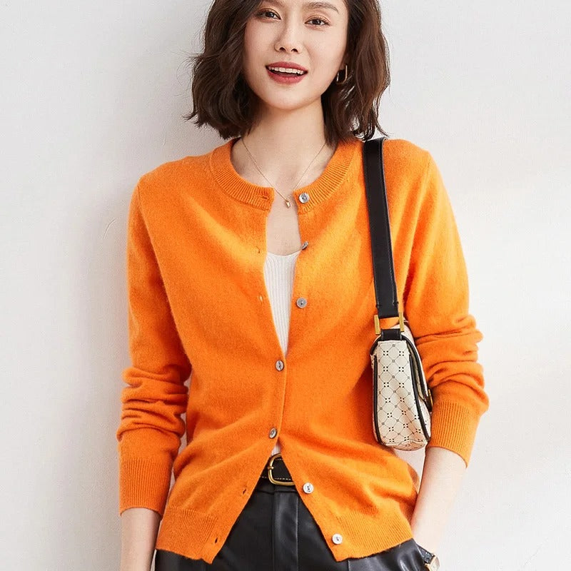 O Neck Knitted Sweater