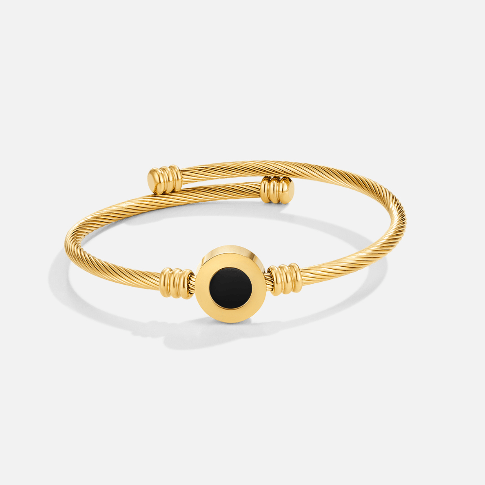 Melinda Gold-Tone Rotatable Bangle