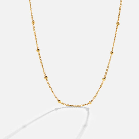Niyah Bead Gold-Tone Chain Necklace