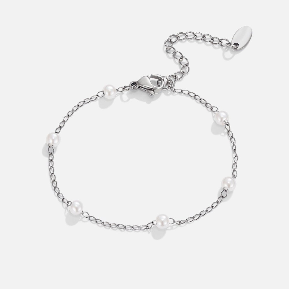 Nura Freshwater Pearl Silver-Tone Bracelet