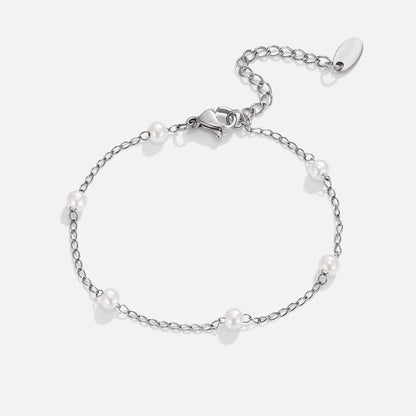Nura Freshwater Pearl Silver-Tone Bracelet