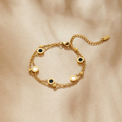 Black & White Stone Bracelet