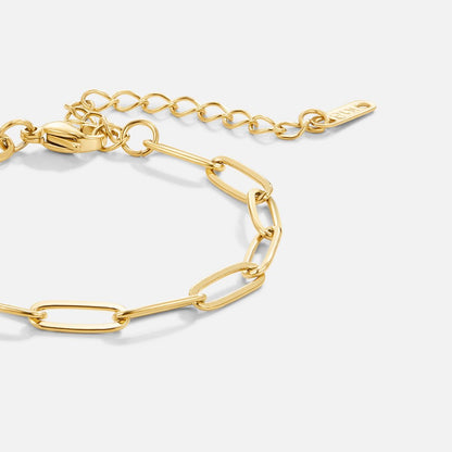 Paperclip Gold-Tone Bracelet