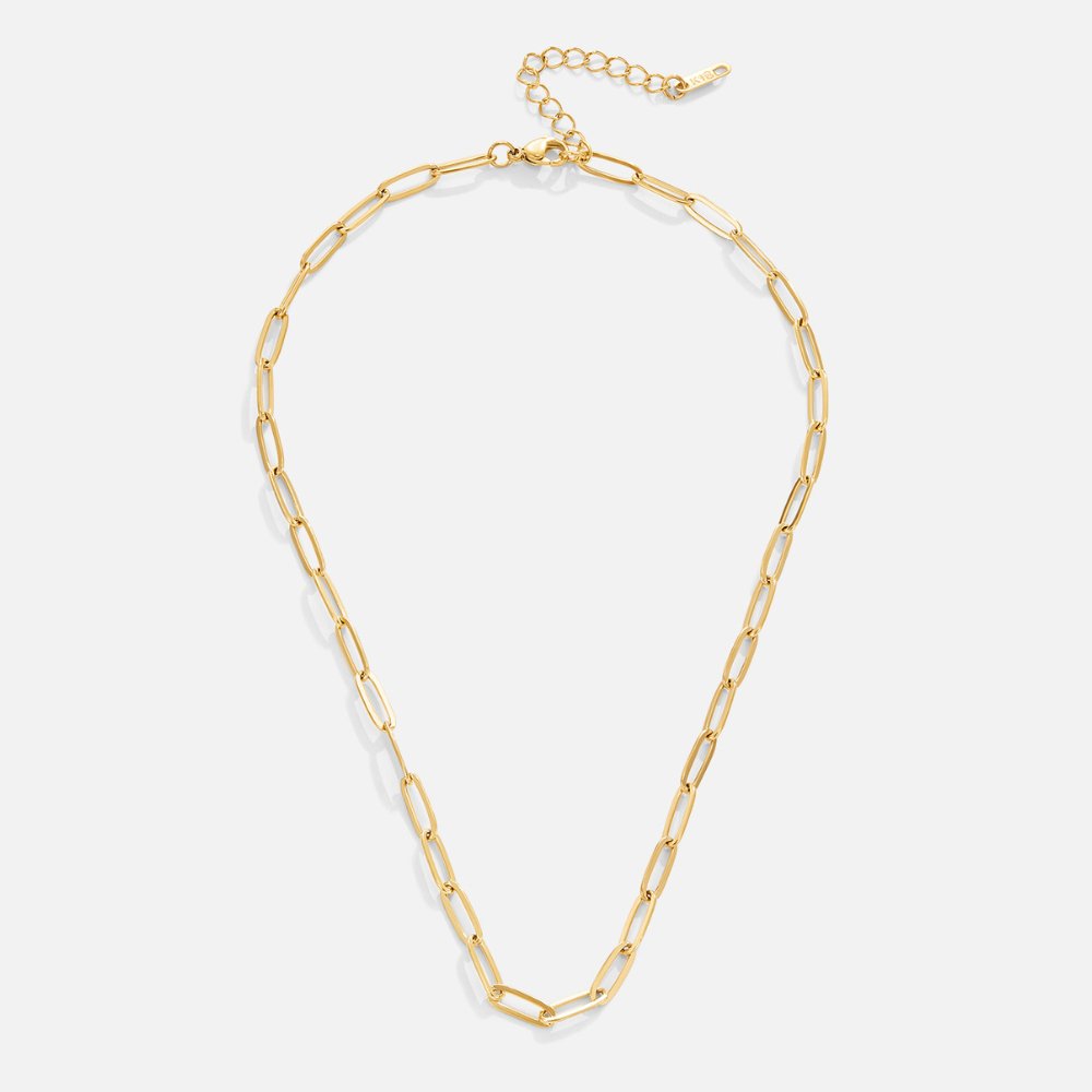 Paperclip Gold-Tone Necklace