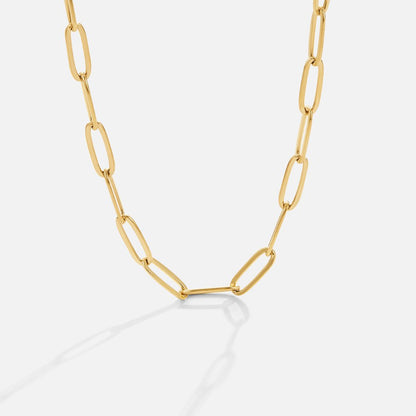 Paperclip Gold-Tone Necklace