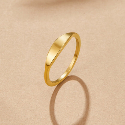 Pipa Gold-Tone Signet Ring