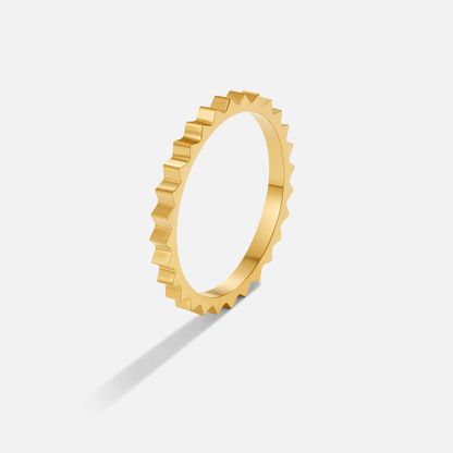 Reene Geometric Gold-Tone Ring