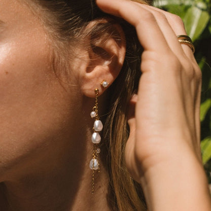 Sofia Pearl Stud Earrings