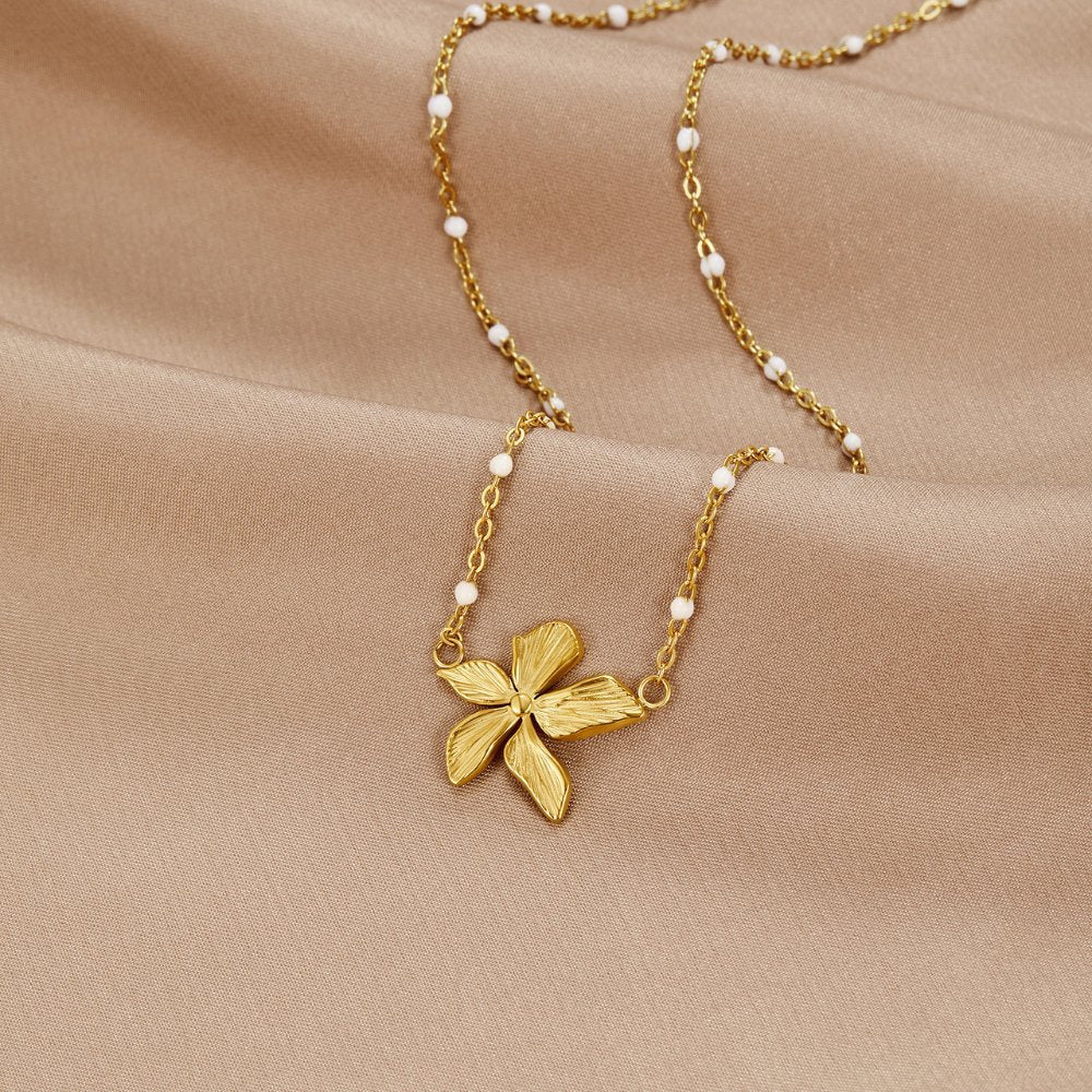 Spring Bloom Bead Necklace