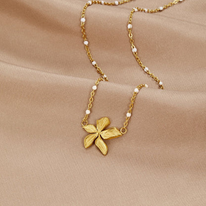 Spring Bloom Bead Necklace