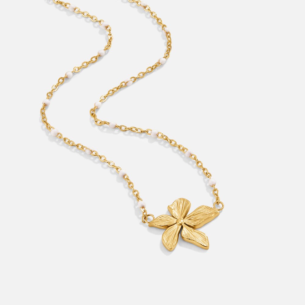 Spring Bloom Bead Necklace