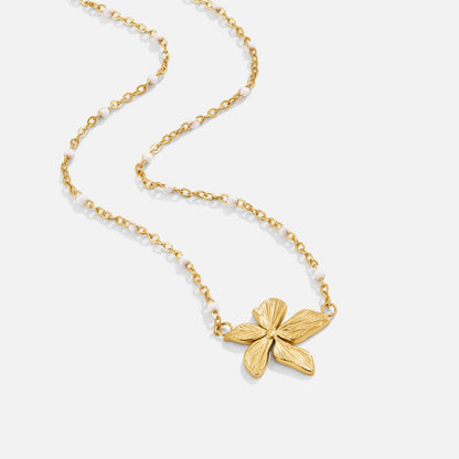 Spring Bloom Bead Necklace