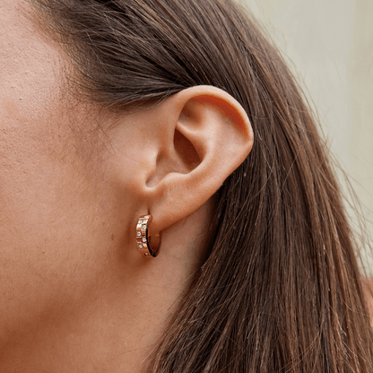 Tasha Crystal & Gold-Tone Hoop Earrings