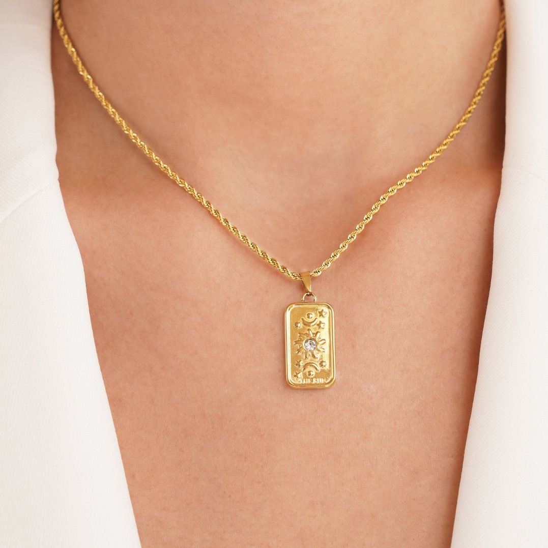 'The Sun' Tarot Pendant Necklace
