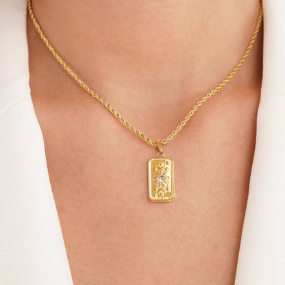 'The Sun' Tarot Pendant Necklace