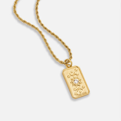 'The Sun' Tarot Pendant Necklace