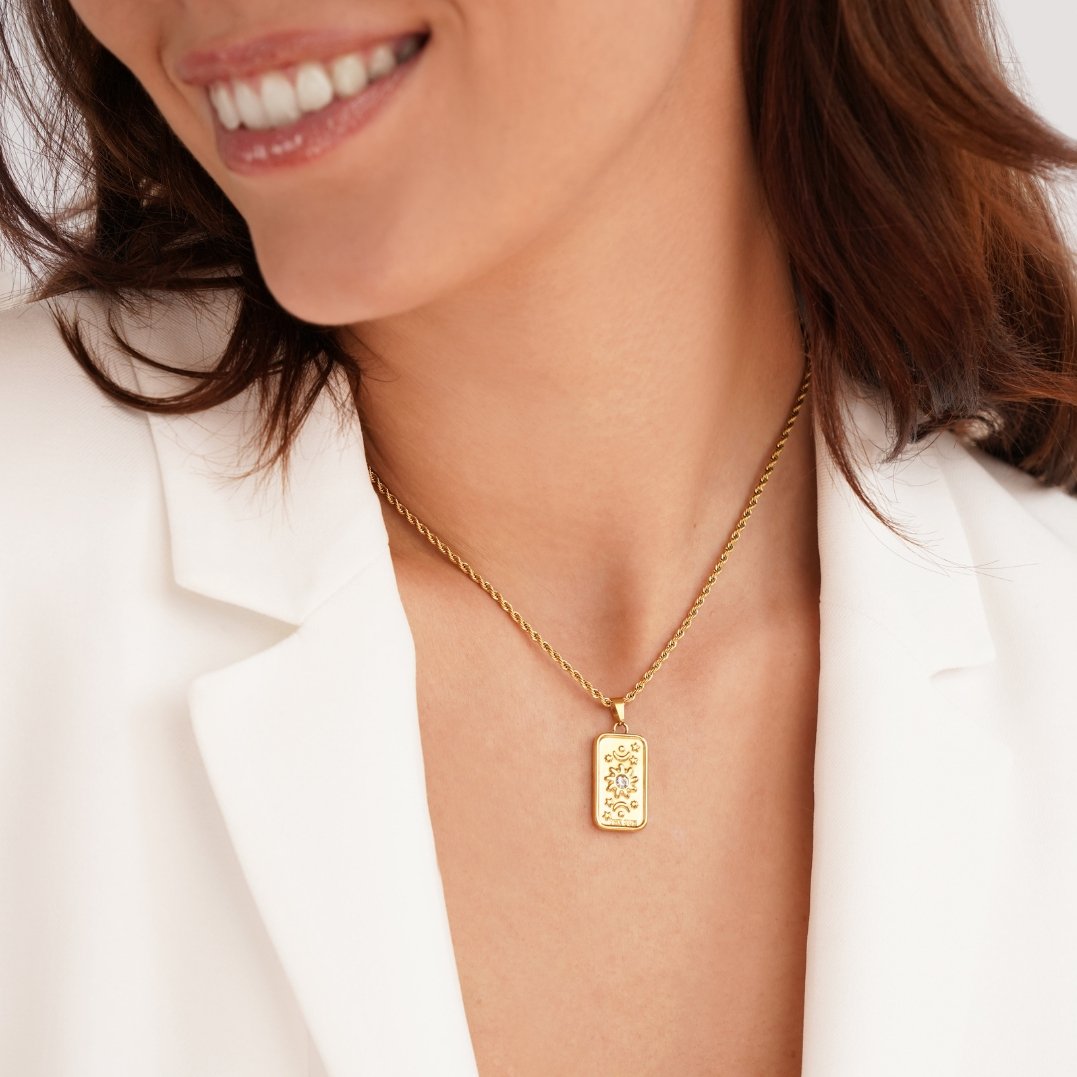 'The Sun' Tarot Pendant Necklace