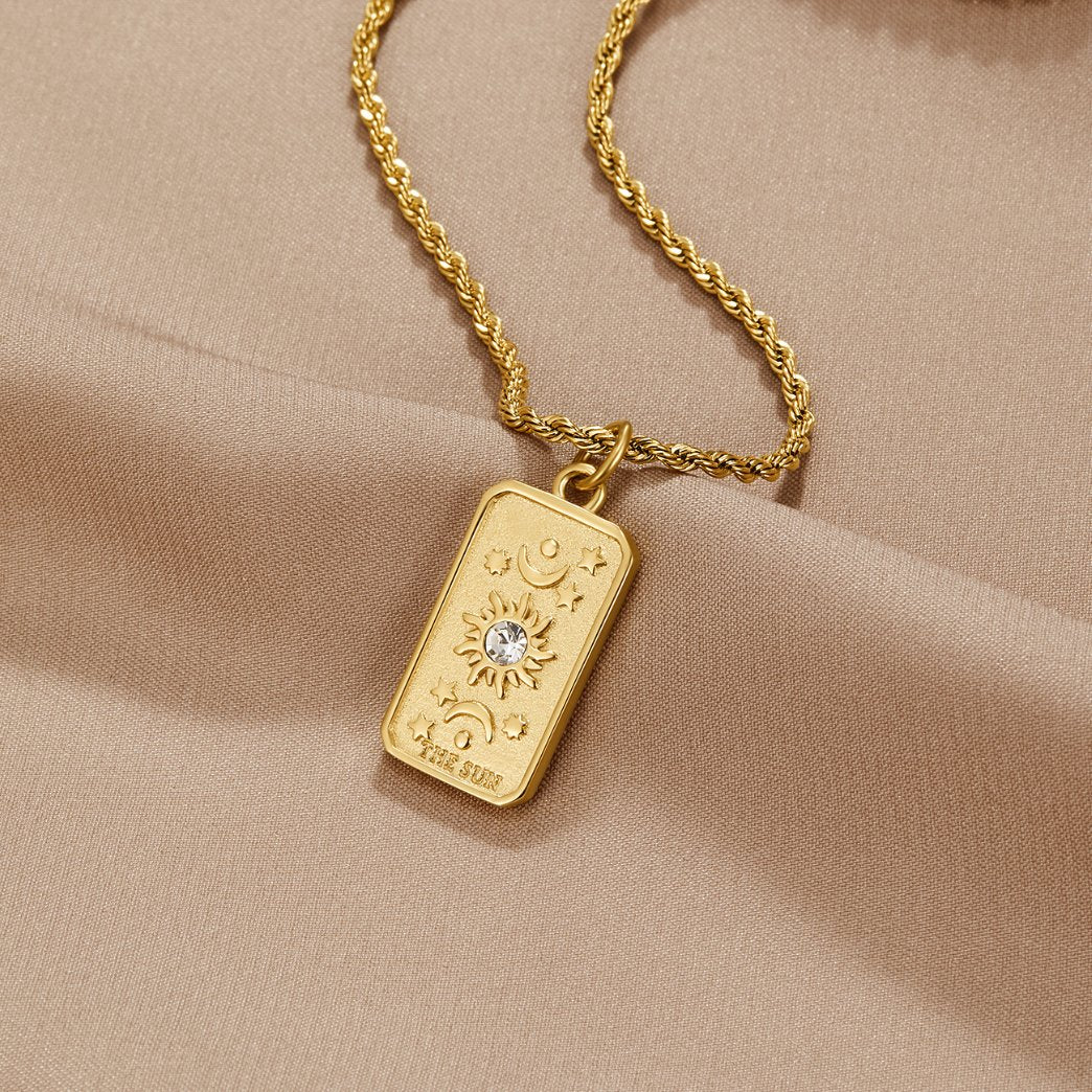 'The Sun' Tarot Pendant Necklace